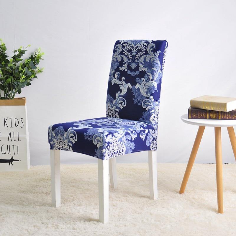 Grey Color Chair Covers Spandex Desk Seat Chair Covers Protector Seat Slipcovers for Hotel Banquet Wedding Universal Size 1PC - La Casa de la Funda
