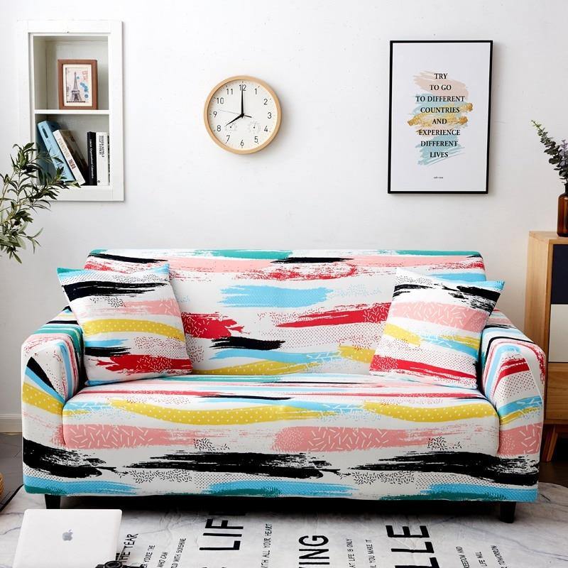 Cover for Sofa Elastic Couch Cover Armchair Sofa Slipcover Spandex for Living Room Corner L-shaped Sectional Couch 1PC - La Casa de la Funda
