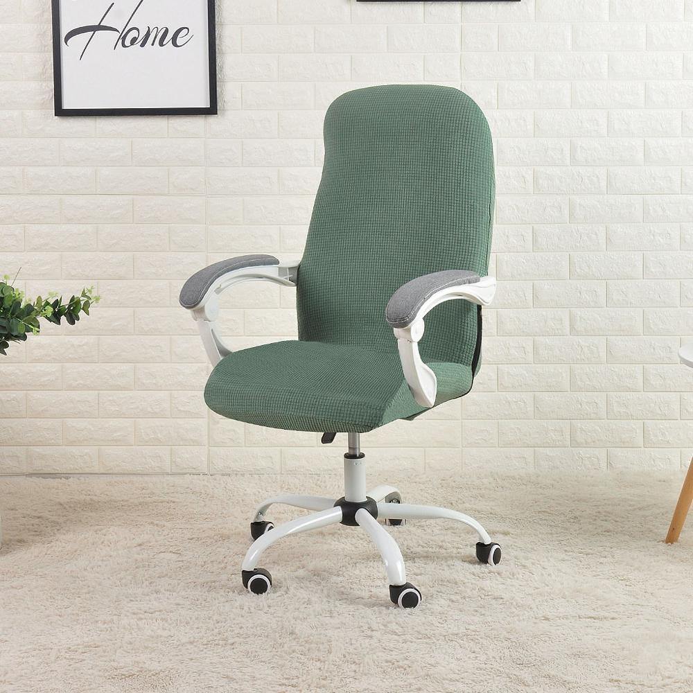 Cover for Computer Chair Water Resistant Jacquard Office Chair Slipcover Elastic for Home Armchair 1PC sillas de oficina - La Casa de la Funda
