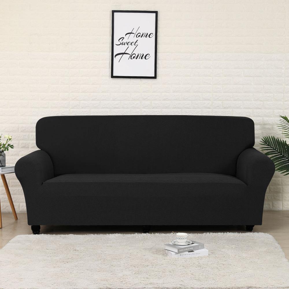 Waterproof sofa cover elastic sofa Protector plain color sofa cover for living room 1/2/3/4 seats - La Casa de la Funda