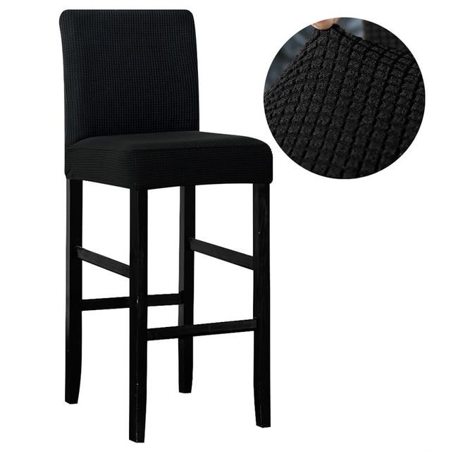 Housse de chaise de bar Fiona - 5 couleurs différentes Chaise Atelier de la housse Noir 