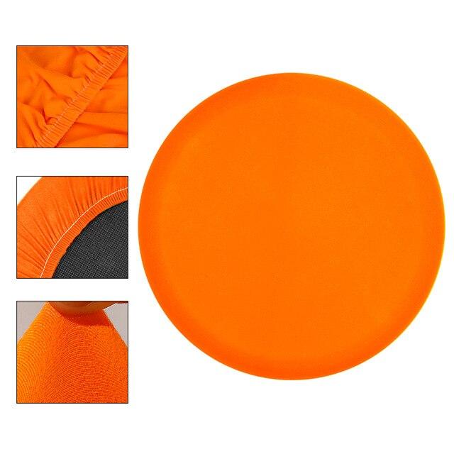 Housse de tabouret Mia - 9 coloris différents Chaises Atelier de la housse Orange Taille universelle 