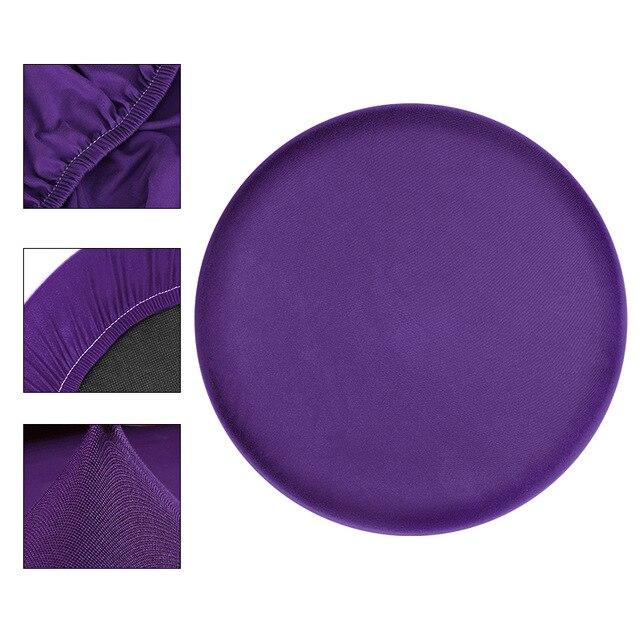 Housse de tabouret Mia - 9 coloris différents Chaises Atelier de la housse Violet Taille universelle 