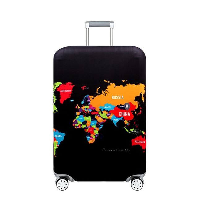 Housses de valise Kelly - 12 coloris différents Atelier de la housse Map monde S 