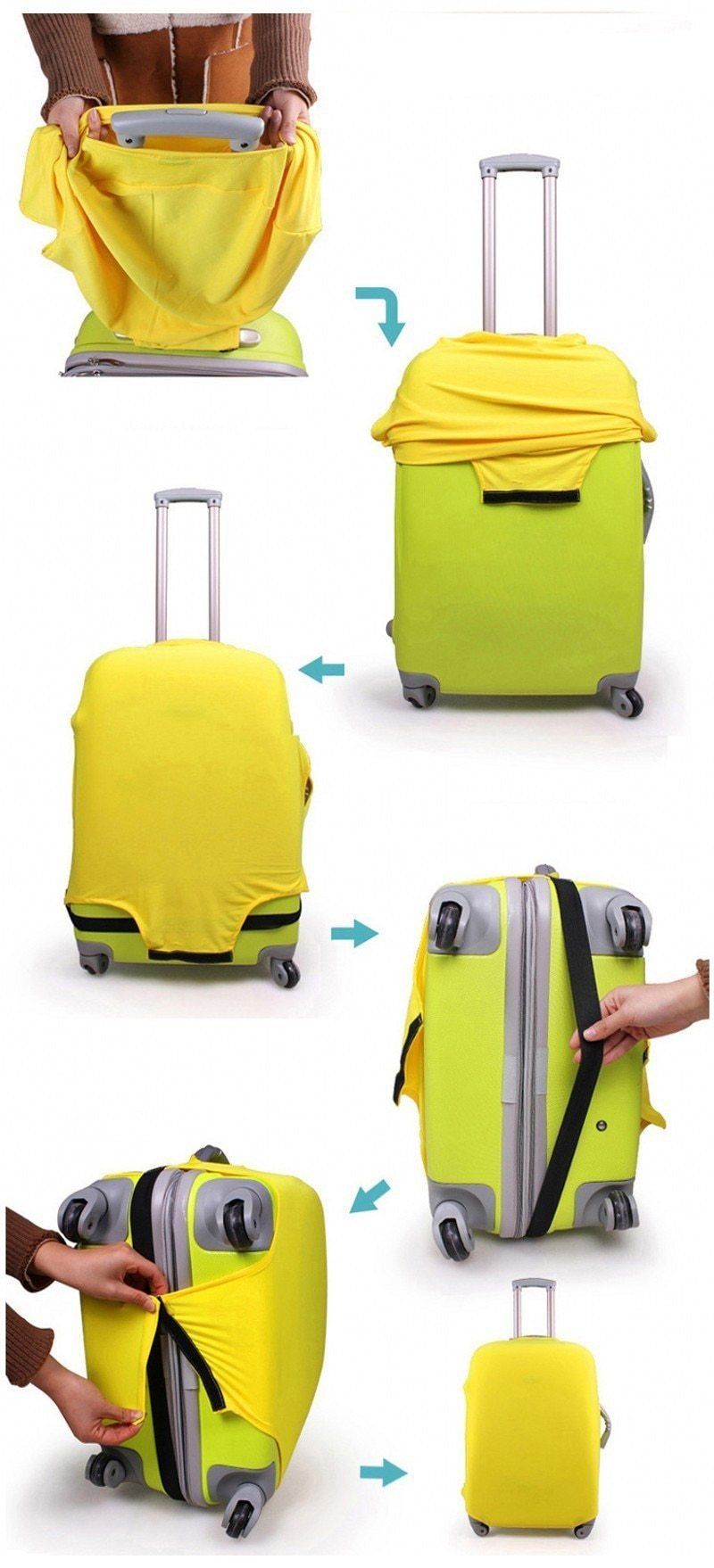 Housses de valise Lucia - 8 coloris différents Atelier de la housse 