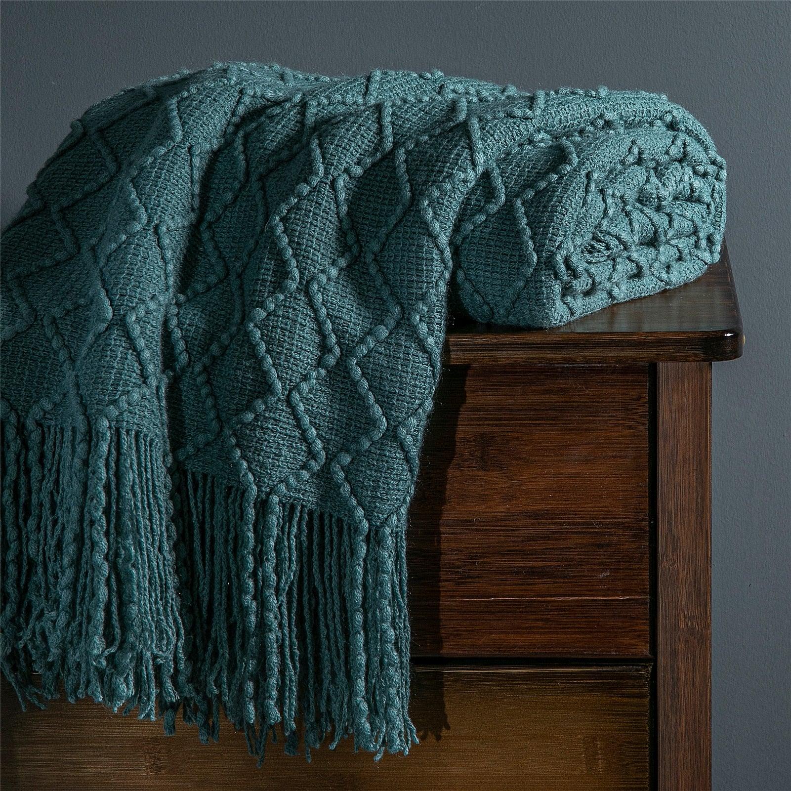 Plaid tricoté - Alisa - Atelier de la housse
